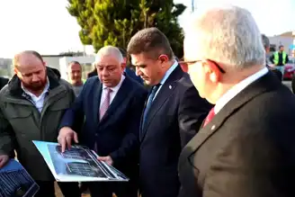 DTSO Yeni Binası İnşaatı İncelendi