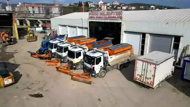 Düzce Kar Yağışına Hazır