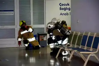 Düzce Üniversitesi Hastanesinde Başarılı Yangın Tatbikatı