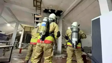 Düzce'deki Ahşap Atölyesinde Yangın Tehlikesi Geçti