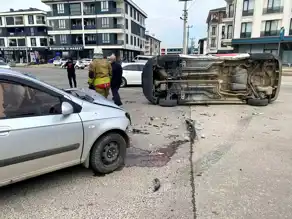 Düzce'de Çarpışma: 2 Yaralı