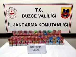 Düzce'de 100 Kaçak Elektronik Sigara Ele Geçirildi