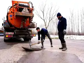 Düzce'de Kar Sonrası Yol Tamirleri Başladı