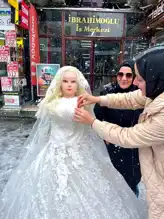 Düzce'de Kar Şenliği: Kardan Düğün ve Döner!