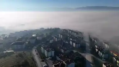 Düzce Sabah Sisiyle Kaplandı