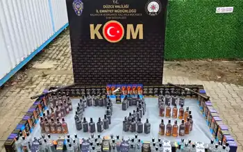 Düzce'de Sahte Alkol Baskını: 1 Gözaltı, Silah Ele Geçirildi