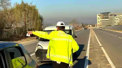 Düzce'de 2107 Sürücüye Trafik Cezası