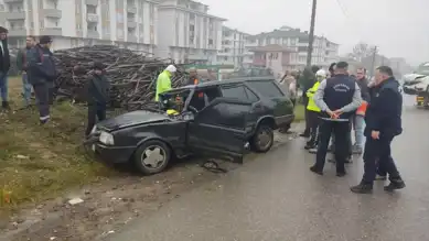 Düzce'de Trafik Kazası: 2 Yaralı