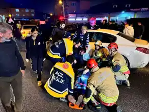 Düzce'de 4 Araç Çarpıştı: 3 Yaralı