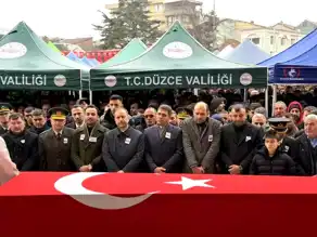Şehit Uzman Çavuş Bazna'nın Veda Töreni