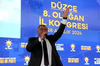 Düzce'de AK Parti Kongresi: Bakan Bak, "Kardeşlik ve Birliktelik" Dedi