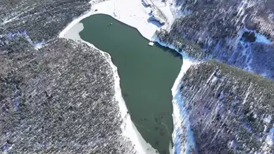 Yüksek Yayla Beyaz Örtüyle Kaplandı