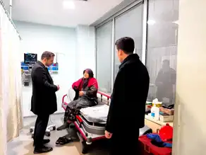 Düzce'de Yeni Yıl Hastane Ziyaretiyle Kutlandı