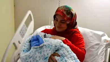 Düzce'de 2024'ün İlk Bebeği: Ege!