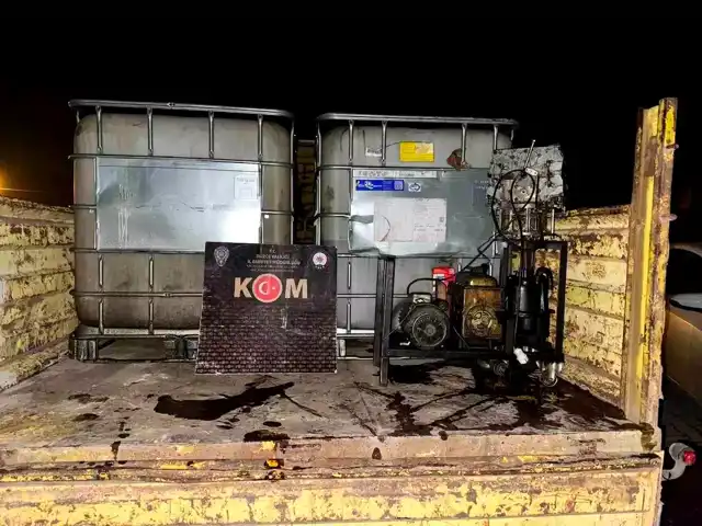 Düzce'de 1680 Litre Kaçak Akaryakıt Operasyonu